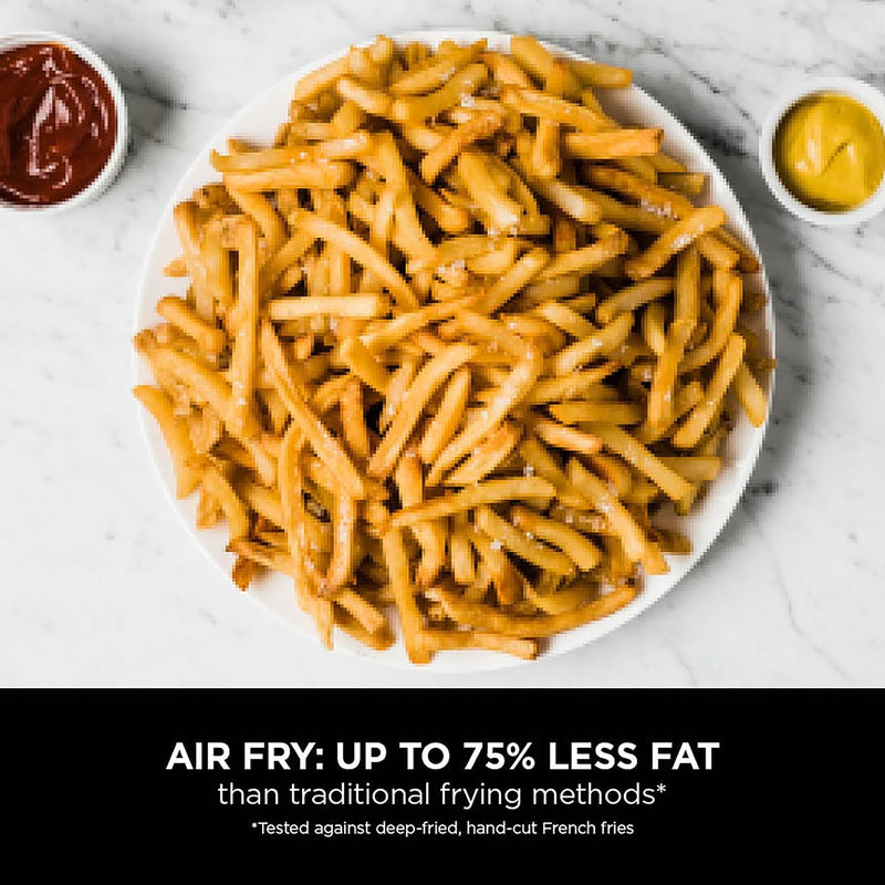 Ninja Foodi FlexDrawer Air Fryer, Dual Zone, 10.4L , 7-in-1,  Black and Copper, AF500UKCP