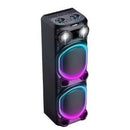 HS-TD12X7 BLUETOOTH TROLLEY STEREO KARAOKE SPEAKER 38000W Dual 12 Inch