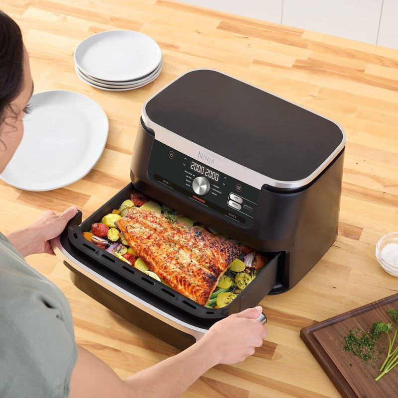 Ninja Foodi FlexDrawer Air Fryer 10.4L AF500UK Black