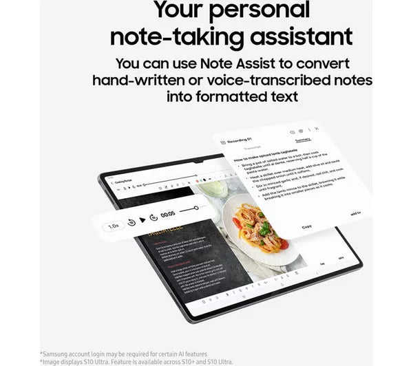 Samsung Galaxy Tab S10 Plus 12.4″ – 256 GB – Platinum/Silver