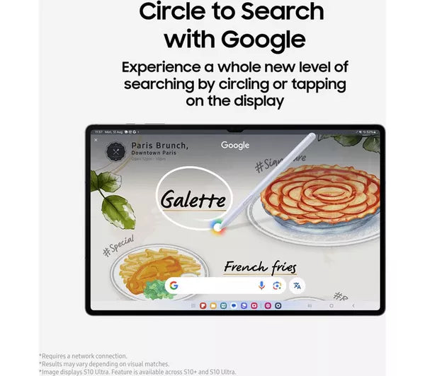 Samsung Galaxy Tab S10 Plus 12.4″ – 256 GB – Platinum/Silver