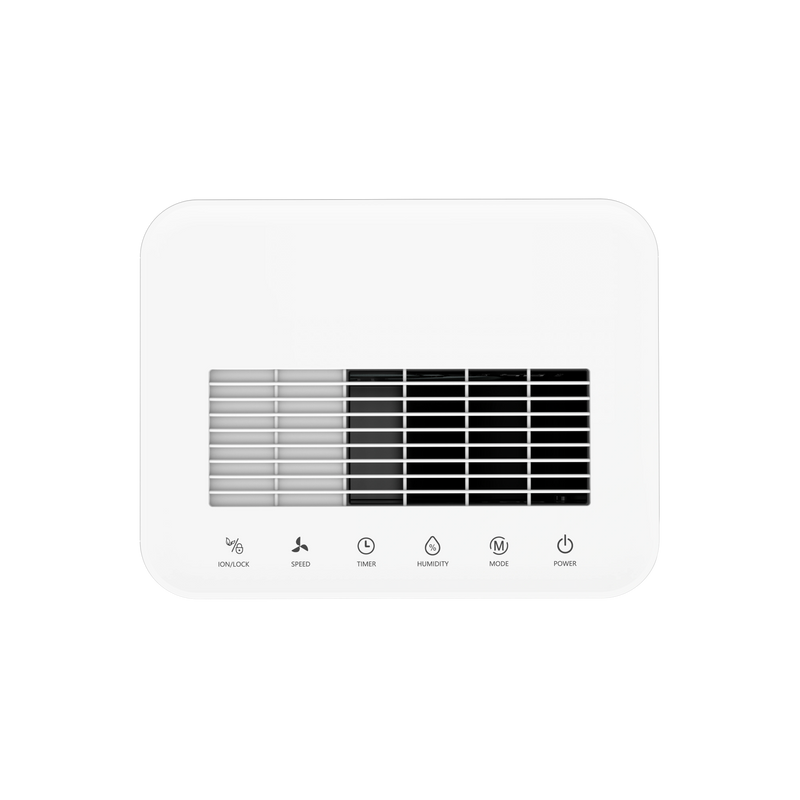20L/Day Dehumidifier with Humidity Sensor, LED Display & 24-Hour Timer – White