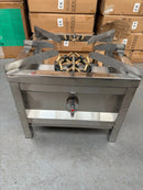 COMMERCIAL STOCKPOT COOKER / WOK 20 JET BURNER 500 x 500 Natural Or LPG Gas