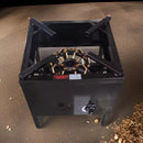 32 JETS HEAVY DUTY CAST IRON NATURAL GAS BOILING RING BURNER CATERING