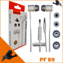 Panther Force IN-EAR HAND FREE WHITE