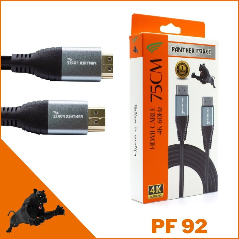 Panther Force 0.75M HDMI TO HDMI CABLE