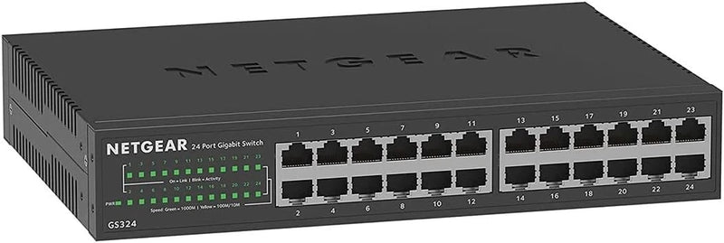 NETGEAR 24 Port Gigabit Network Switch GS324 - Ethernet Splitter - 24