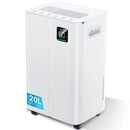 20L/Day Dehumidifier with Humidity Sensor, LED Display & 24-Hour Timer – White