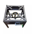 Heavy Duty Outdoor Catering Commercial LPG Gas Cooker | Cast Iron Steel LPG Gas Boiling Ring Burner Catering Outdoor Picnic Party Wedding Camping Gas Cooker 12.2KW Black