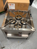 COMMERCIAL STOCKPOT BURNER / WOK 40 JET BURNER NATURAL OR LPG COMMERCIAL COOKER