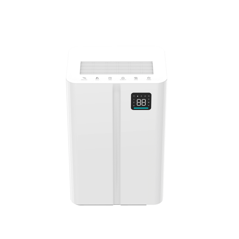 20L/Day Dehumidifier with Humidity Sensor, LED Display & 24-Hour Timer – White