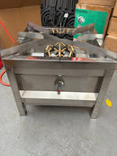 COMMERCIAL STOCKPOT COOKER / WOK 20 JET BURNER 500 x 500 Natural Or LPG Gas