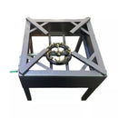 Heavy Duty Outdoor Catering Commercial LPG Gas Cooker | Cast Iron Steel LPG Gas Boiling Ring Burner Catering Outdoor Picnic Party Wedding Camping Gas Cooker 12.2KW Black