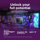 Lenovo IdeaPad Slim 5x | Snapdragon X Plus Powered AI | Copilot+ PC | Up to 19 hours battery life | 14 Inch Full HD | 16GB RAM | 512GB SSD | Windows 11 | Includes Bluetooth Silent Mouse