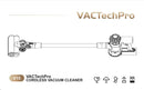 VACTechPro V15 Cordless Vacuum Cleaner, 35KPA 6-in-1 Stick Vacuum, Up to 45Mins
