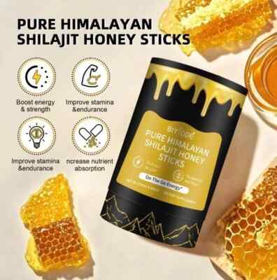 Himalayan Shilajit Honey Sticks – Pure & Organic x30 Stick