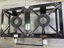 2 Key Heavy Duty Double Cast Iron LPG Gas Ring Burner Catering Outdoor