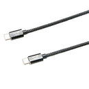 PANTHER FORCE 65W TYPE-C TO TYPE-C CABLE 2M