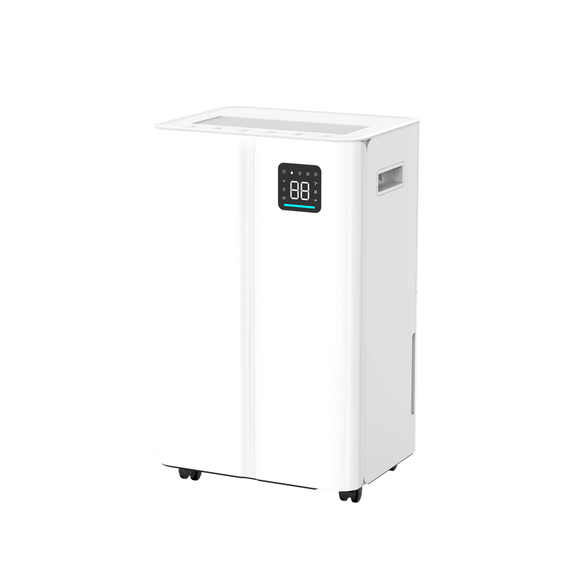 20L/Day Dehumidifier with Humidity Sensor, LED Display & 24-Hour Timer – White