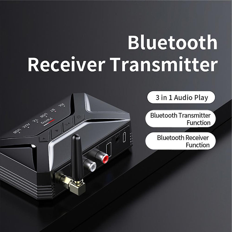 T-R22 Wireless Connection Audio Receiver Transmitter V5.0 Rca/aux/usb Input