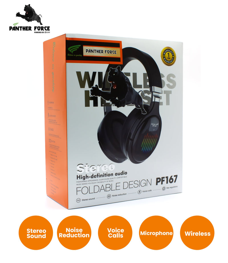 Panther Force WIRELESS BIG-HEAD HEADPHONE