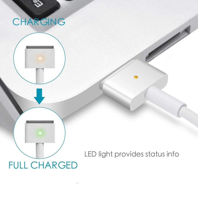 45W Magsafe 2 Macbook Air Charger T Shape for Apple Macbook A1466/A1465/A1436/A1435