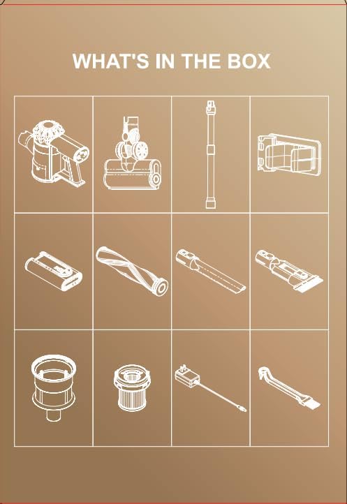 VACTechPro V15 Cordless Vacuum Cleaner, 35KPA 6-in-1 Stick Vacuum, Up to 45Mins