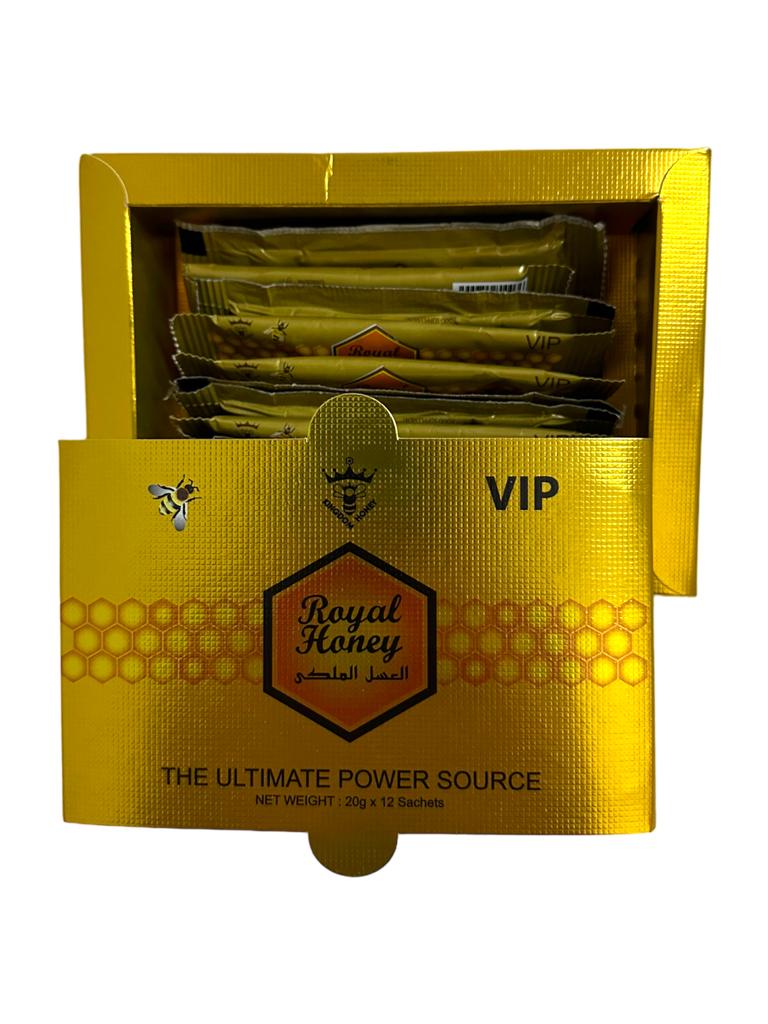 HERBAL ROYAL HONEY SACHETS PACKS PREMIUM QUALITY - 12X 20G Sachets