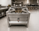 COMMERCIAL STOCKPOT COOKER / WOK 20 JET BURNER 500 x 500 Natural Or LPG Gas