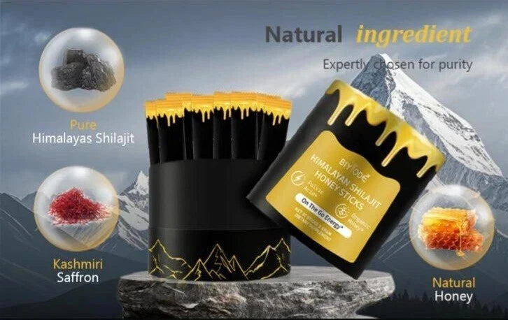 Himalayan Shilajit Honey Sticks – Pure & Organic x30 Stick
