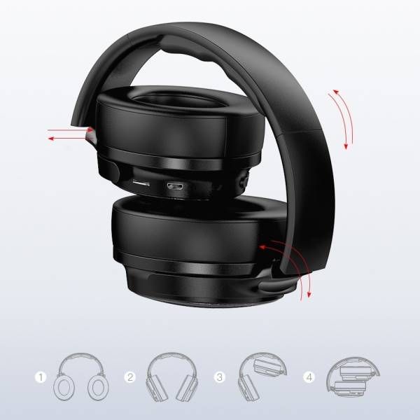 awei A780BL Bluetooth 5.0 Foldable Bass Wireless Bluetooth Headphone