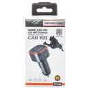 Panther Force 18W Wireless FM Car Kit With Type-C Car Charger (Multi Light)