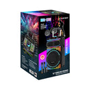 NDR-1260 Trolley Karaoke Bluetooth Speaker with Wireless Microphone, 12-Inch Colorful Lights Loudspeaker
