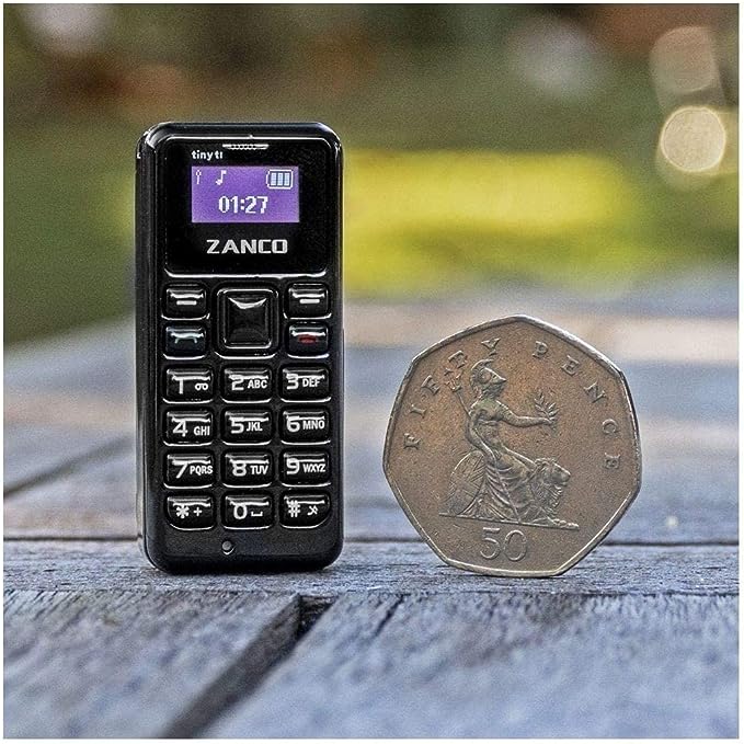 Zanco Tiny T1 - Black - World's Smallest 3GB Mobile Phone