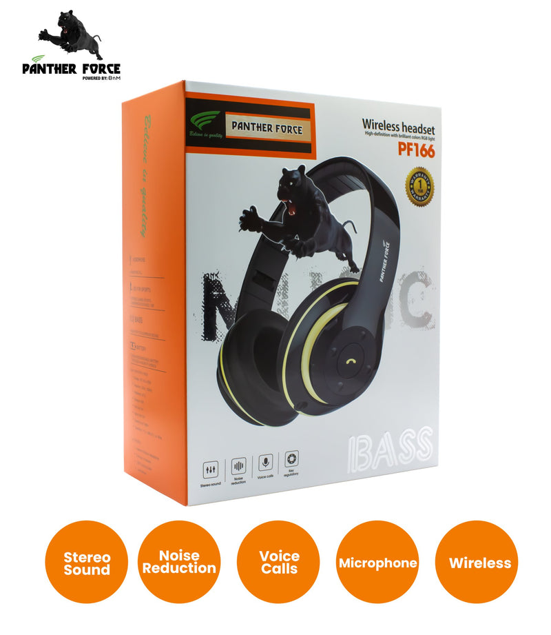 Panther Force WIRELESS BIG-HEAD HEADPHONE