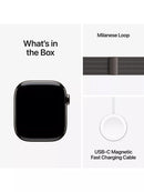Apple Watch Series 10, 42mm, Slate Titanium Case, GPS + Cellular [2024] - Slate Milanese Loop - One Size (Fits Most). Fitness Tracker, ECG App, Always-On Retina Display, Carbon Neutral
