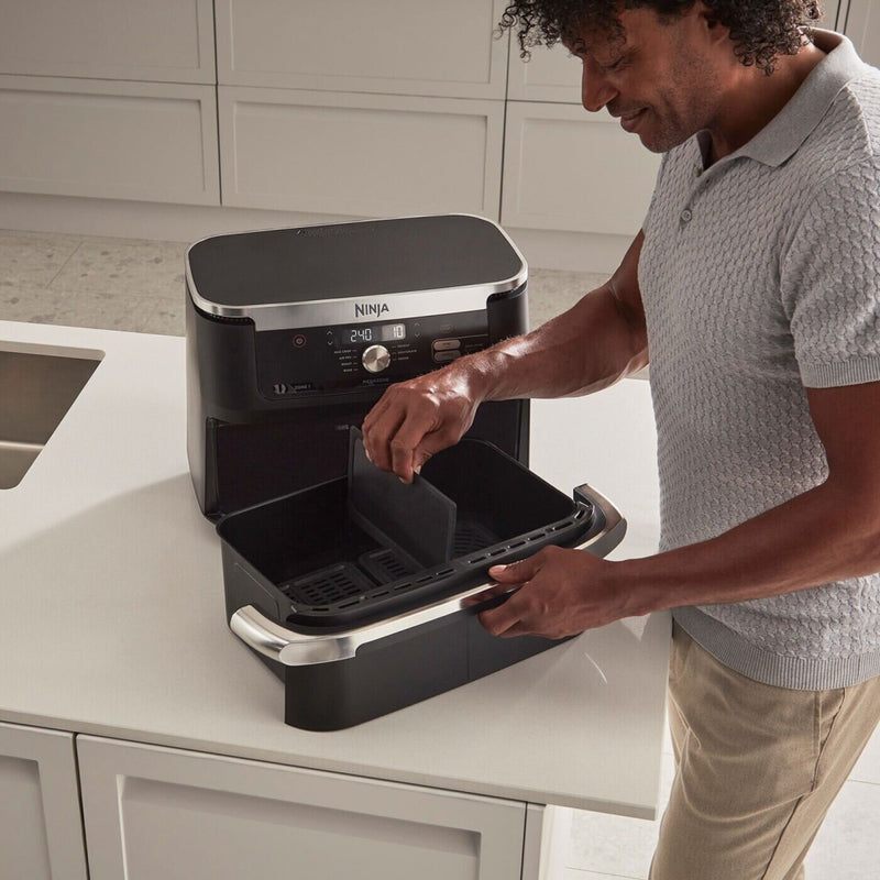 Ninja Foodi FlexDrawer Air Fryer 10.4L AF500UK Black