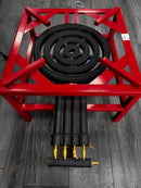 20.8KW Red  4 KEY HEAVY DUTY CAST IRON LPG GAS RING COOKER BURNER CATERING OUTDOOR (Copy)