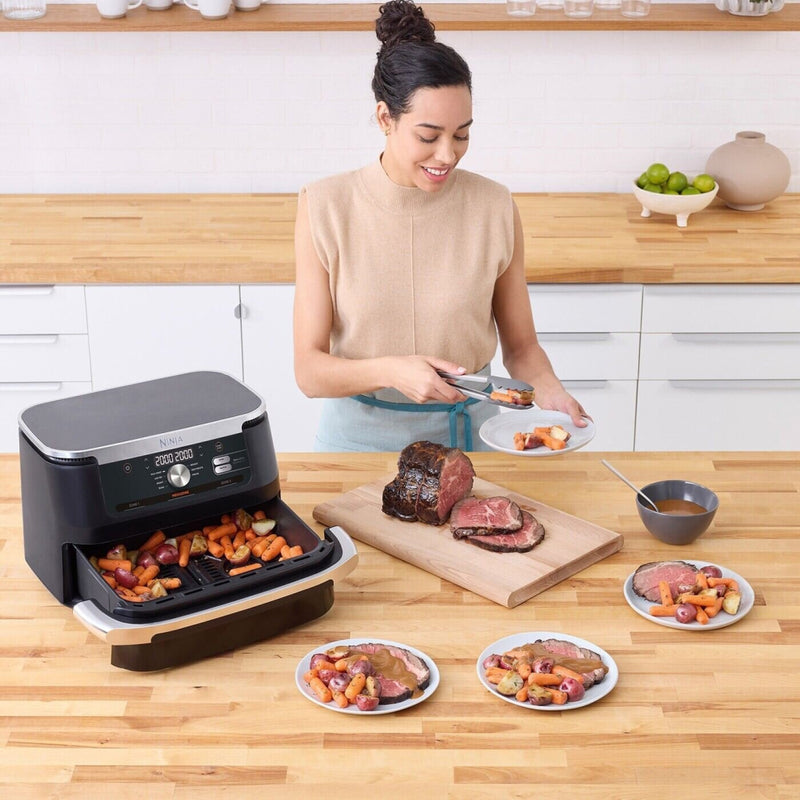 Ninja Foodi FlexDrawer Air Fryer 10.4L AF500UK Black