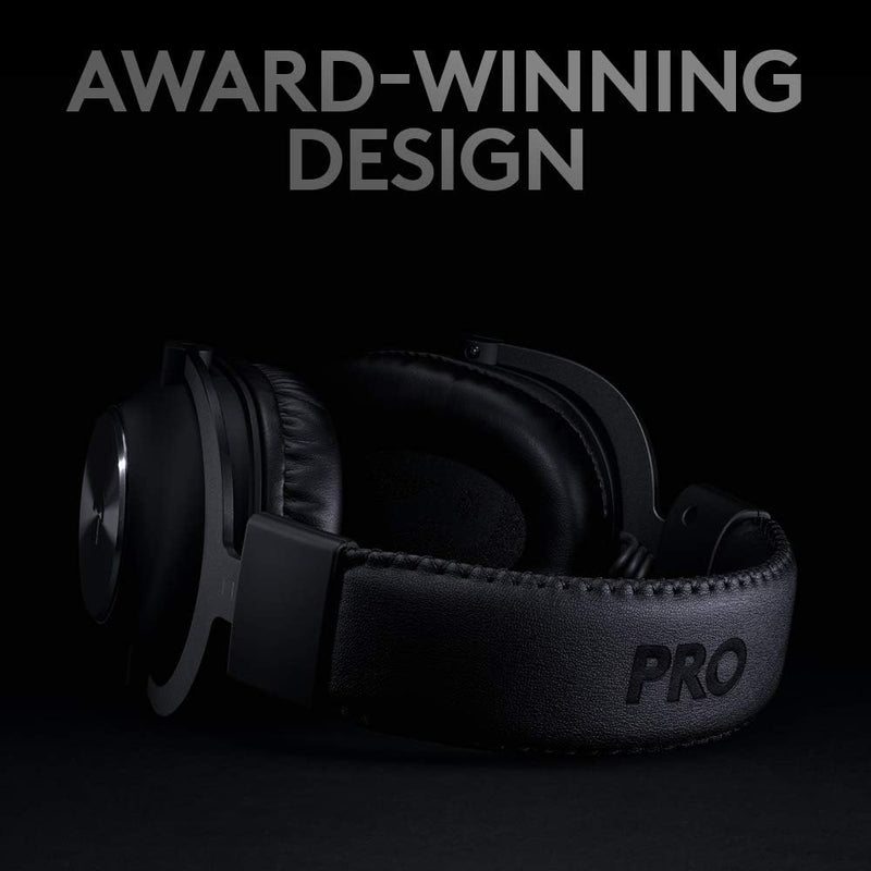 Logitech G PRO X Wireless LIGHTSPEED Gaming Headset with Blue VO!CE Mic Filter Tech, 50mm PRO-G Drivers, and DTS Headphone:X 2.0 Surround Sound, 20+ Hour Battery, PC, PS5, PS4, Switch - Black
