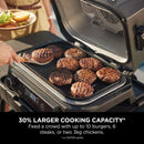 Ninja Woodfire Pro XL Electric BBQ Grill & Smoker with Digital Probe, Large 4-in-1 Outdoor Grill & Air Fryer with Smart Cook System & Woodfire Pellets, Weather Resistant, Portable, Grey/Black OG850UK