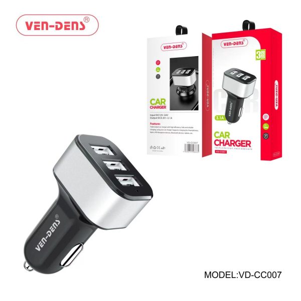 3 Port Car Charger