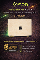 MacBook Air A3113 Screen 13.6" EMC 8611 LCD Assembly 2024