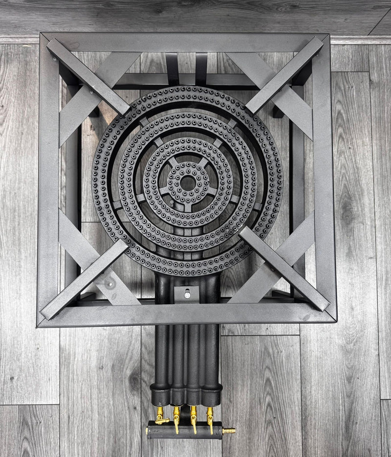 20.8KW 4 KEY HEAVY DUTY CAST IRON LPG GAS RING COOKER BURNER CATERING OUTDOOR