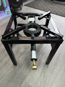 Large 1 Key Heavy Duty Single Cast Iron LPG Gas Boiling Ring Burner Catering 6.5kw