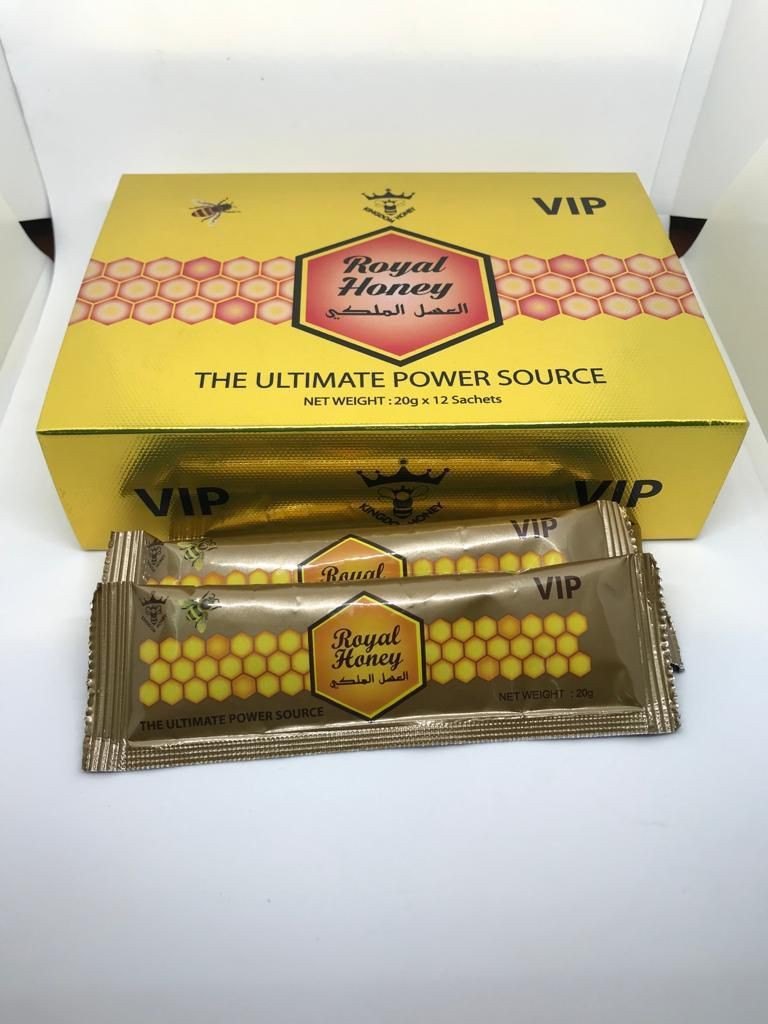 HERBAL ROYAL HONEY SACHETS PACKS PREMIUM QUALITY - 12X 20G Sachets