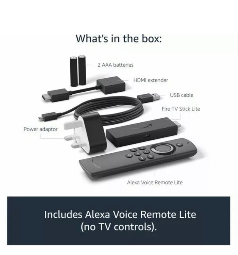 AMAZON Fire Smart TV Stick Lite with Alexa Voice Remote (2020) WiFi